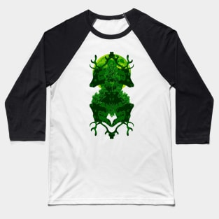 Moon Deer Tree Baseball T-Shirt